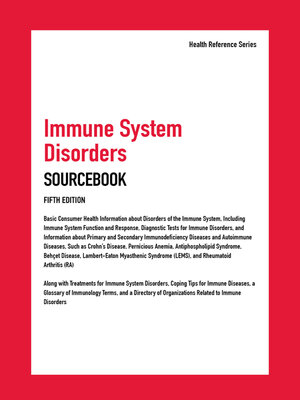 cover image of Immune System Disorders Sourcebook